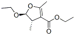 3-Furancarboxylicacid,5-ethoxy-4,5-dihydro-2,4-dimethyl-,ethylester,trans-(9CI) Struktur