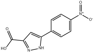 5-(4-NITROPHENYL)-1H-PYRAZOLE-3-CARBOXYLIC ACID Struktur