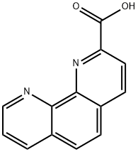 1,10-phenanthroline-2-carboxylic acid Struktur