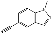 1-Methyl-1H-indazole-5-carbonitrile Struktur