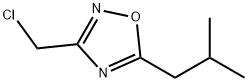 3-(CHLOROMETHYL)-5-ISOBUTYL-1,2,4-OXADIAZOLE Struktur