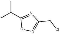 3-(CHLOROMETHYL)-5-(PROPAN-2-YL)-1,2,4-OXADIAZOLE Struktur