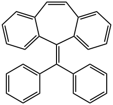 5-(Diphenylmethylene)-5H-dibenzo[a,d]cycloheptene Struktur