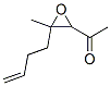 Ethanone, 1-[3-(3-butenyl)-3-methyloxiranyl]- (9CI) Struktur