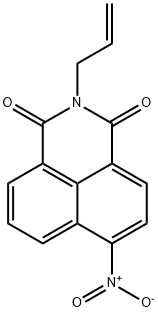 1H-Benz[de]isoquinoline-1,3(2H)-dione, 6-nitro-2-(2-propen-1-yl) Struktur