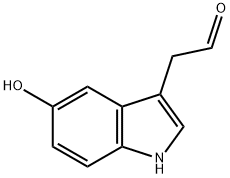 2-(5-hydroxy-1H-indol-3-yl)acetaldehyde, 1892-21-3, 結(jié)構(gòu)式