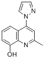 8-HYDROXY-2-METHYL-4-(1H-PYRAZOL-1-YL)QUINOLINE Struktur