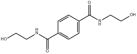 N,N'-bis(2-hydroxyethyl)terephthaldiamide Struktur