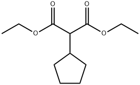 Diethyl cyclopentylmalonate Struktur