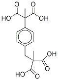 2-[4-(1,1-Dicarboethoxy)benzyl]-2-methyl Malonic Acid Struktur