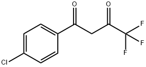 1-(4-CHLOROPHENYL)-4,4,4-TRIFLUORO-1,3-BUTANEDIONE Struktur