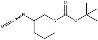 TERT-BUTYL 3-ISOCYANATOPIPERIDINE-1-CARBOXYLATE Struktur