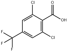 4-Carboxy-3,5-dichlorobenzotrifluoride Struktur