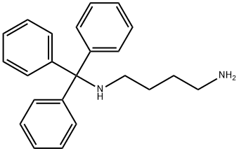 MONO-TRITYL 1,4-DIAMINOBUTANE ACETIC ACID SALT Struktur