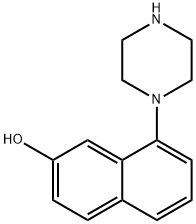 8-PIPERAZIN-1-YL-NAPHTHALEN-2-OL Struktur