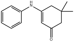 3-anilino-5,5-dimethyl-2-cyclohexen-1-one Struktur