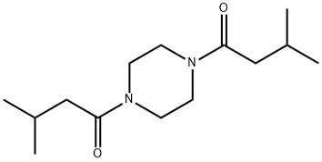 1,4-Diisovalerylpiperazine Struktur