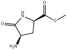 D-Proline, 4-amino-5-oxo-, methyl ester, (4R)- (9CI) Struktur