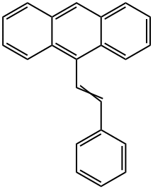 TRANS-9-STYRYLANTHRACENE Struktur