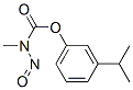 Methylnitrosocarbamic acid m-isopropylphenyl ester Struktur