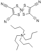 1-BUTANAMINIUM,N,N,N-TRIBUTYL-, (SP-4-1)-BIS[2,3-DI(MERCAPTO-.KAPPA.S)-2-BUTENEDINITRILATO(2-)NICKELATE(1-) (9CI) Struktur