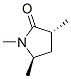 2-Pyrrolidinone,1,3,5-trimethyl-,trans-(9CI) Struktur