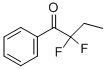 1-Butanone, 2,2-difluoro-1-phenyl- (9CI) Struktur