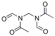 N,N'-methylenebis[N-formylacetamide] Struktur