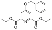 Diethyl 4-(phenylmethoxy)-2,6-pyridinedicarboxylate Struktur