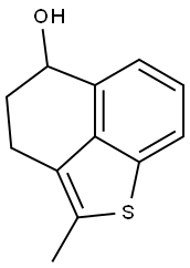 4,5-Dihydro-2-methyl-3H-naphtho[1,8-bc]thiophen-5-ol Struktur