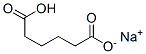 sodium hydrogen adipate Struktur