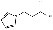 3-IMIDAZOL-1-YL-PROPIONIC ACID Struktur