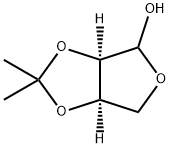 Furo[3,4-d]-1,3-dioxol-4-ol, tetrahydro-2,2-dimethyl-, (3aR,6aR)- Struktur