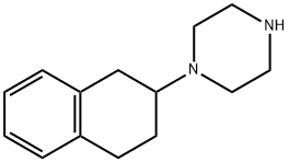 1-(1,2,3,4-TETRAHYDRO-NAPHTHALEN-2-YL)-PIPERAZINE Struktur