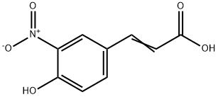 4-HYDROXY-3-NITROCINNAMIC ACID Struktur