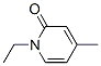 1-Ethyl-4-methyl-2(1H)-pyridone Struktur