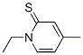 2(1H)-Pyridinethione,  1-ethyl-4-methyl- Struktur