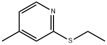 2-Ethylthio-4-methylpyridine Struktur