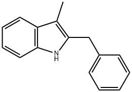 2-BENZYL-3-METHYLINDOLE Struktur