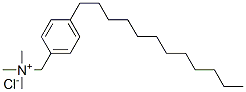 4-dodecylbenzyltrimethylammonium chloride Struktur