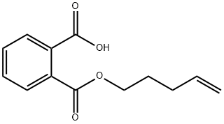 Mono(4-pentenyl)phthalate Struktur