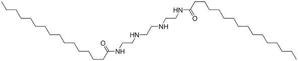 N,N'-[ethane-1,2-diylbis(iminoethane-2,1-diyl)]bishexadecan-1-amide Struktur