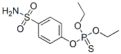 Phosphorothioic acid O-[4-(aminosulfonyl)phenyl]O,O-diethyl ester Struktur