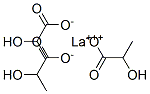 Tris(2-hydroxypropionic acid)lanthanum salt Struktur