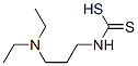 N-[3-(Diethylamino)propyl]carbamodithioic acid Struktur