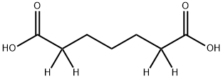 HEPTANEDIOIC-2,2,6,6-D4 ACID Struktur