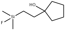 Cyclopentanol, 1-[2-(fluorodimethylsilyl)ethyl]- (9CI) Struktur