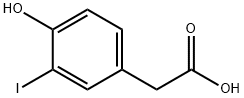 2-(4-HYDROXY-3-IODOPHENYL)ACETIC ACID Struktur