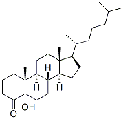 5-Hydroxycholestan-4-one Struktur