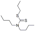 Dibutyldithiocarbamic acid propyl ester Struktur